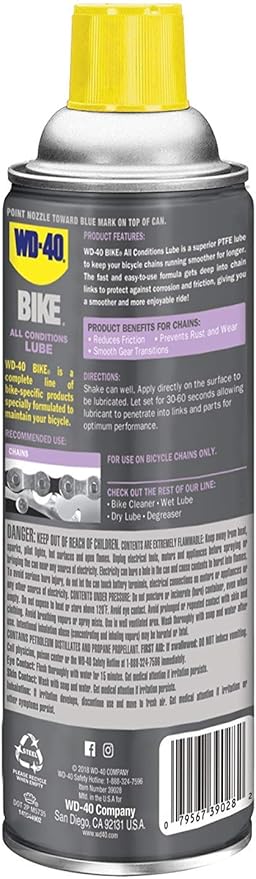 WD-40 Specialist Bike Chain Lube, 6 OZ | Pack of 2