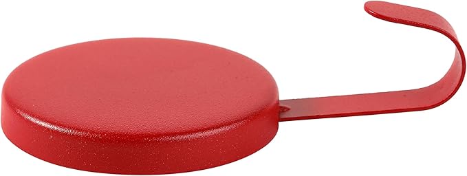 マグネットリースハンガー 頑丈 マグネットフック 金属ドア 冷蔵庫 クリスマスリース パーティー装飾 超強力磁石 (赤, 2個パック)