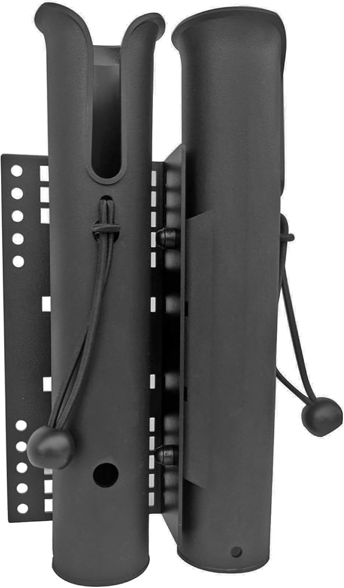 2-Tubes Fishing Rod Holder for Bike, Bike Fishing Pole Holder and Carrier,Rod Rack for Bicycle Fishing