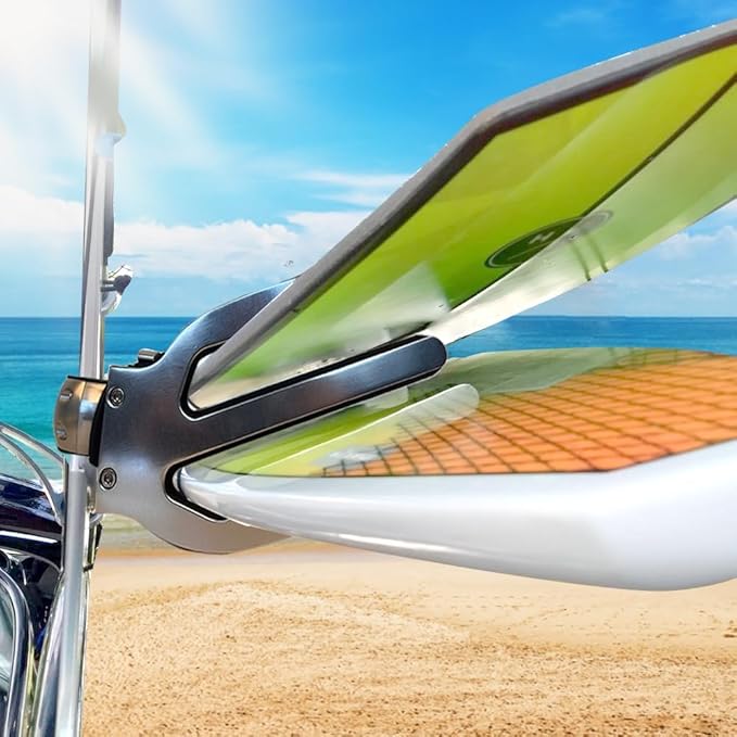 Wakeboard Tower Rack for Boat, Polished Aluminum Wakeboarding Tower Holder (M8303)