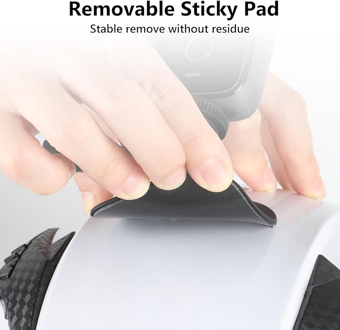 HSU Flexible Adhesive Mount Kit, 3M Helmet Adhesive Sticky Mounts Compatible with Insta360 X4 X3 X2 X One RS, GoPro Hero 12/11/10/9/8/7, GoPro Max, DJI Osmo Action Sports Camera Accessories