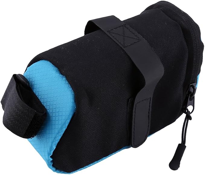 Milltrip Bike Saddle Bag, B Soul Super Light Bike Rear Saddle Cycling Seat Bag Tail Pouch Package Under seat Storage Bag (Blue)
