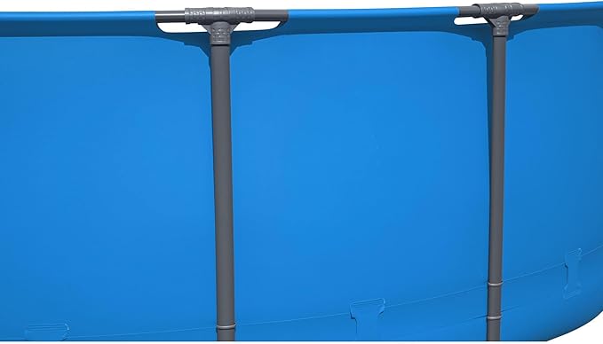 Bestway Steel Pro MAX 15’ x 48" Above Ground Pool, Round Metal Frame Outdoor Swimming Pool for Backyard, Blue, Pool ONLY