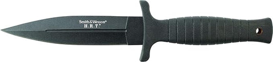 Smith & Wesson 9" H.R.T Double Edged Boot Knife with High Carbon Stainless Steel Blade