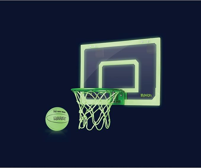SKLZ Pro Mini Indoor Basketball Hoop - Over The Door – Portable - Great For Home, Dorms, Offices, and Gifts