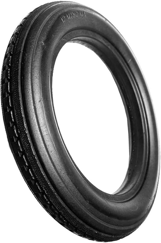 12 Inch Solid Tire for Kid Bike Folding Bike Electric Bike Anti Stab Explosion-Proof Airless Tires Tubeless Tyre 12x1/2x2 1/4 12x1.5