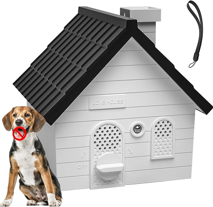 Anti Barking Device for Dogs, Bark Box, 3 Modes Dog Barking Deterrent Devices, Anti Bark Device for Dogs, Weatherproof 50 Ft Barking Dog Silencer, A Safe and Effective Anti Barking Device