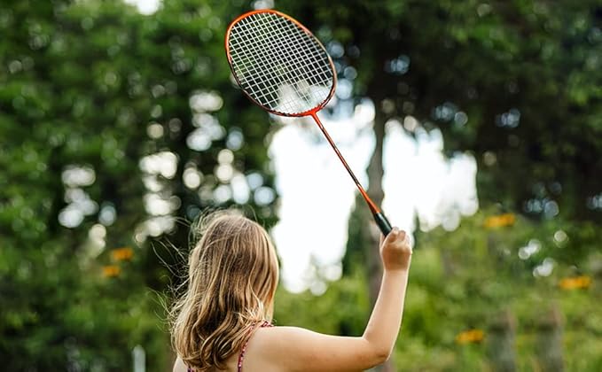Professional Carbon Fiber Badminton Rackets Badminton Racquet for Backyards Gym