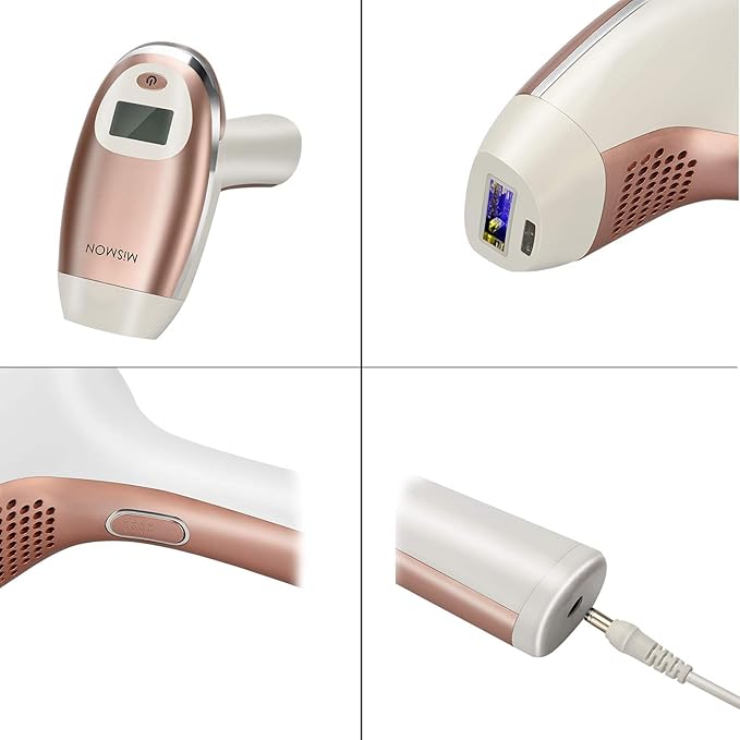 IPL脱毛器 レディース MiSMON 家庭用脱毛器 全身脱毛 ビキニライン 30万回照射 安全な肌色センサー搭載 プロ仕様 光脱毛器