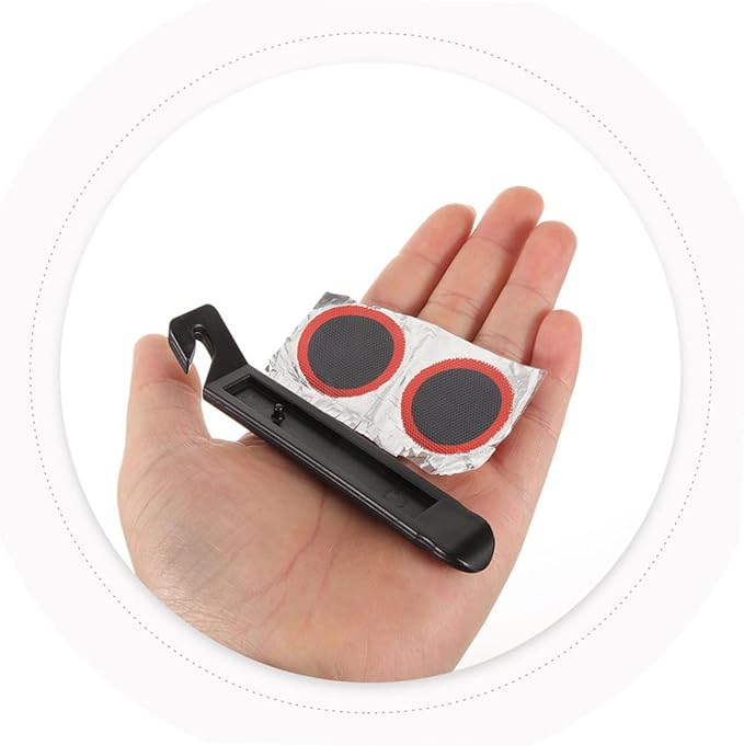 Tubeless Tire Repair Kit 52pcs Bike Tube Repair Patch Kit Tire Lever Bicycle Patch for Road Bikes