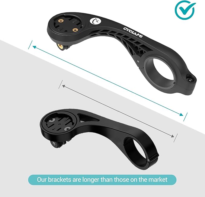 S2 Out Front Mount Compatible with Garmin Edge Bike Computer, XOSS, iGPSPORT - Cycling Handlebar 1.25''/ 31.8mm