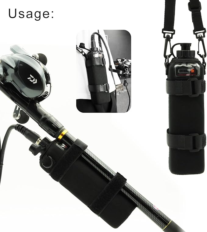 Super Mini 14.8V 10000 mAh Electric Reel Battery. Aluminum Alloy Rustproof Case. Compatible with Daiwa & Shimano Electric Fishing rReels. High Performance and Reliable Power Supply