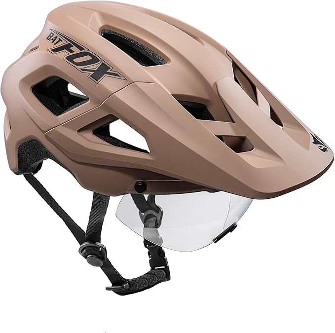BATFOX NTA 8776 E-Bike & Mountain Bike Helmet for Adults Youth, E-MTB Cycling Helmet for Men Women (52-60CM)