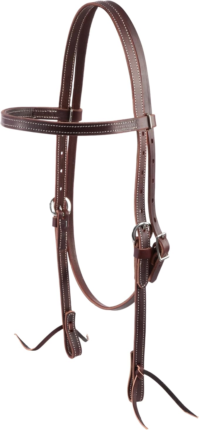 Weaver Leather Latigo Leather Browband Headstall