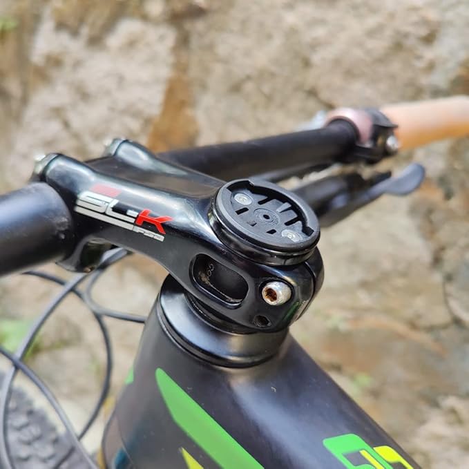 Cestbon Gravity Cap Computer Mount for Garmin Edge Wahoo Elemnt Mini Blot Roam Bryton Rider Stages Dash Bicycle Stem Headset Top Cap Mount Black