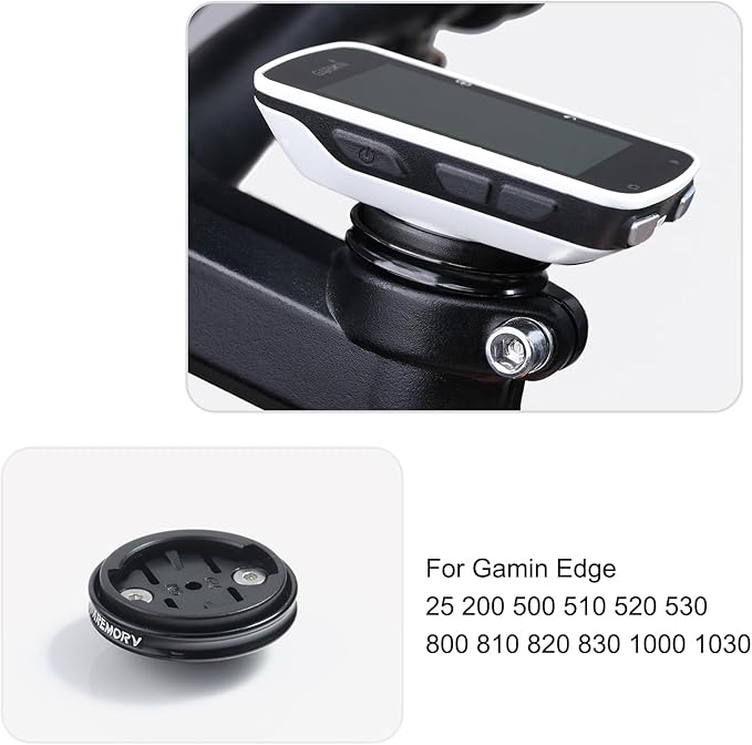 Bike Stem Top Cap Computer Mount Bicycle Stem Headset Mount for Garmin Edge