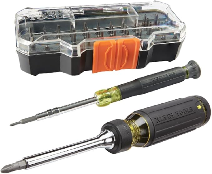 Klein Tools 80066 精密ドライバーキット マルチビットドライバーとオールインワン修理ツールキット Apple製品用39ビット、2点セット