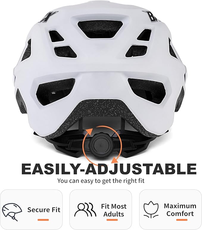 BATFOX NTA 8776 E-Bike & Mountain Bike Helmet for Adults Youth, E-MTB Cycling Helmet for Men Women (52-60CM)