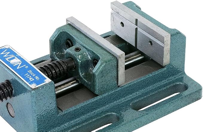 Wilton Low-Profile Drill Press Vise, 3" Jaw Width, 3" Jaw Opening, 1-1/8" Jaw Depth (Model LP3)