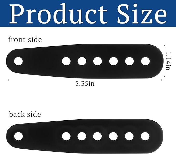 8 Pcs Black Snowboard Binding Tongue Hole Straps 5.35" x 1.1" Snowboard Binding Toe Slider Straps Ankle Ladder Strap for Ski Strap-in Replacement Accessories to Bind
