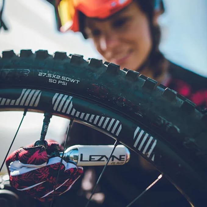 LEZYNE Twin Repair Kit | Durable Compact Bicycle C02 & Tire Repair Package| Includes Twin Speed CO2 Inflator, 2 Threaded CO2 Cartridges, Power Levers & Smart Kit