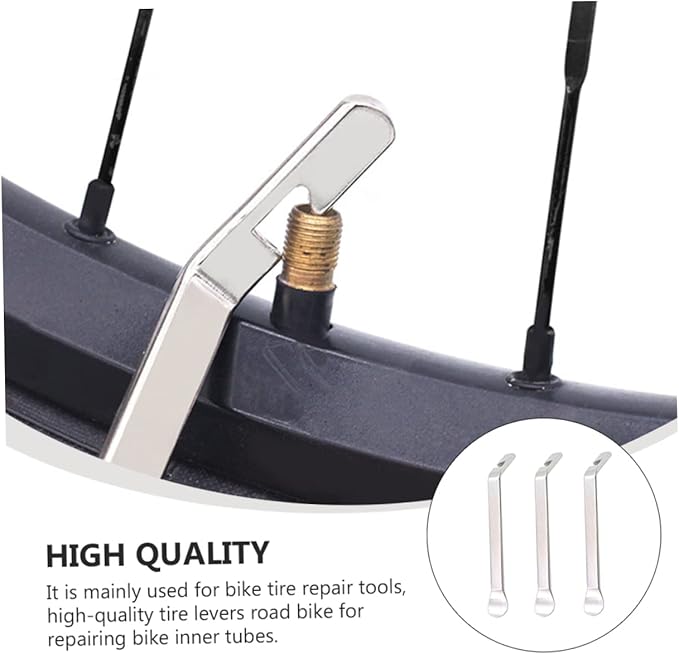 3pcs Steel Tire Lever Bike Tire Repair for and Folding Ergonomic Non- Design