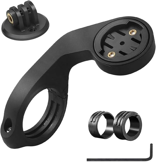 Out Front Bike Mount Compatible with Garmin Edge 540 530 520 510 500 200 130 20 25 800 810 820 830 840 1000 1040 1030 1050 Plus Explore 2 XOSS G/G+ GPS Computer MTB Cycling Handlebar Holder