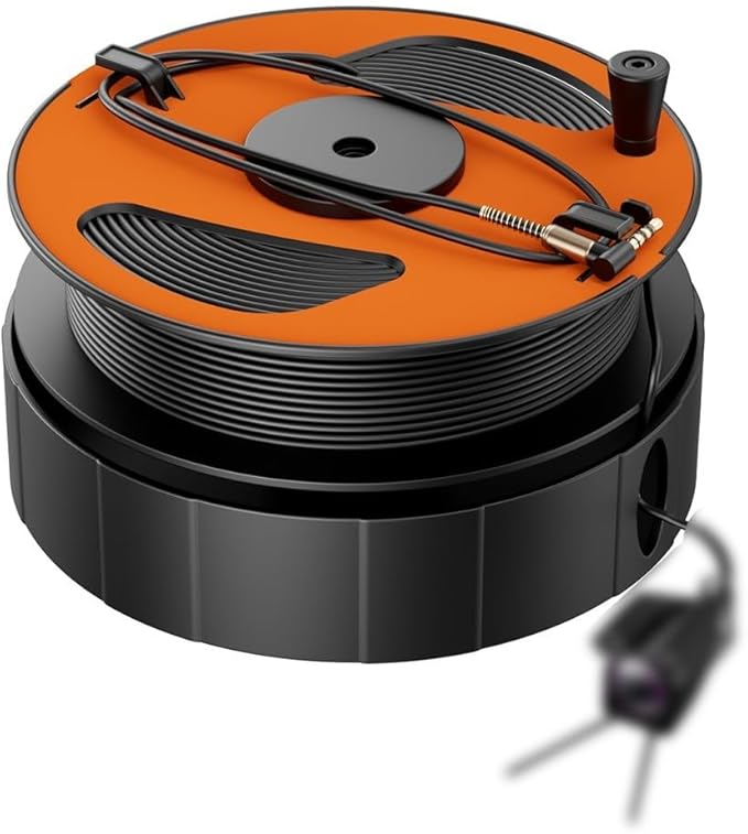 High Performance Fishing Camera Cable Reel With 50m Capacity And Stainless Steel Bearings For Smooth Line Handling