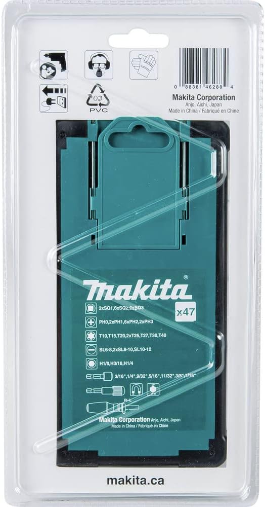 Makita B-50289 47 Pc. Ratchet and Bit Set