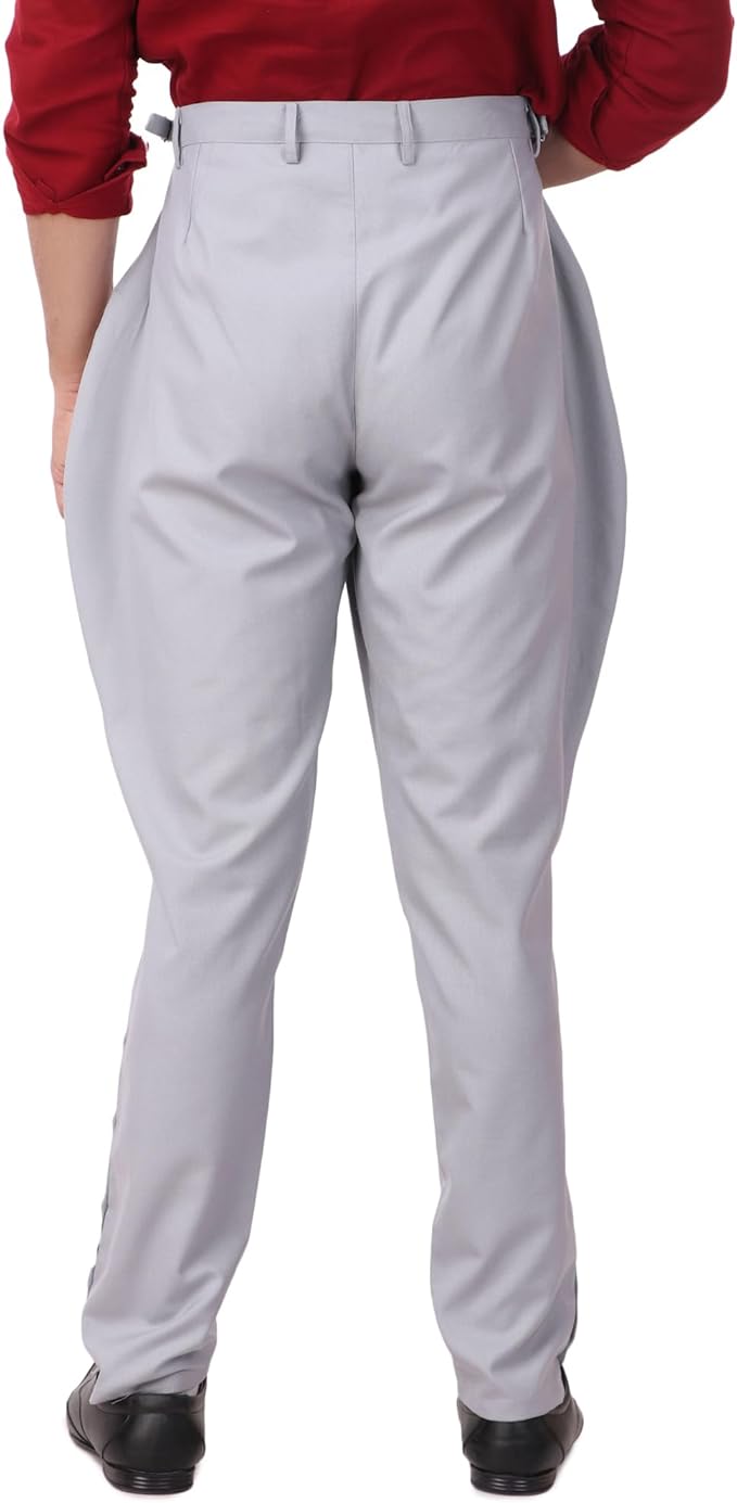 ThePirateDressing Steampunk Victorian Cosplay Costume Mens Archibald Jodhpur Pants Trousers