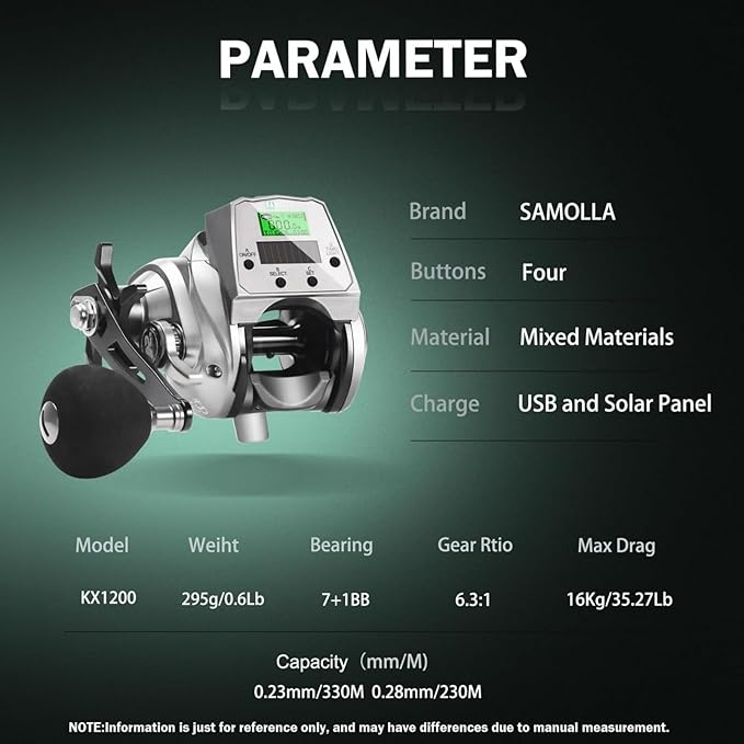 Digital Baitcasting Fishing Reel with LCD Display,8 oz Ultralight Electric Baitcaster Reel, 22-35 Lb Max Drag,6.3:1/7.2:1 Gear Ratio,Left/Right Handed,Compact Design for Freshwater & Saltwater