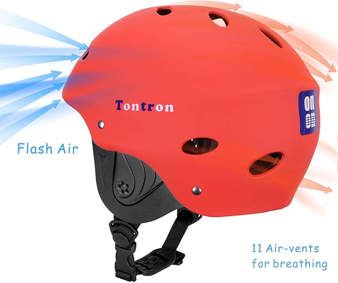 Tontron Adult Kayaking Wakeboarding Waterskiing Whitewater Helmet