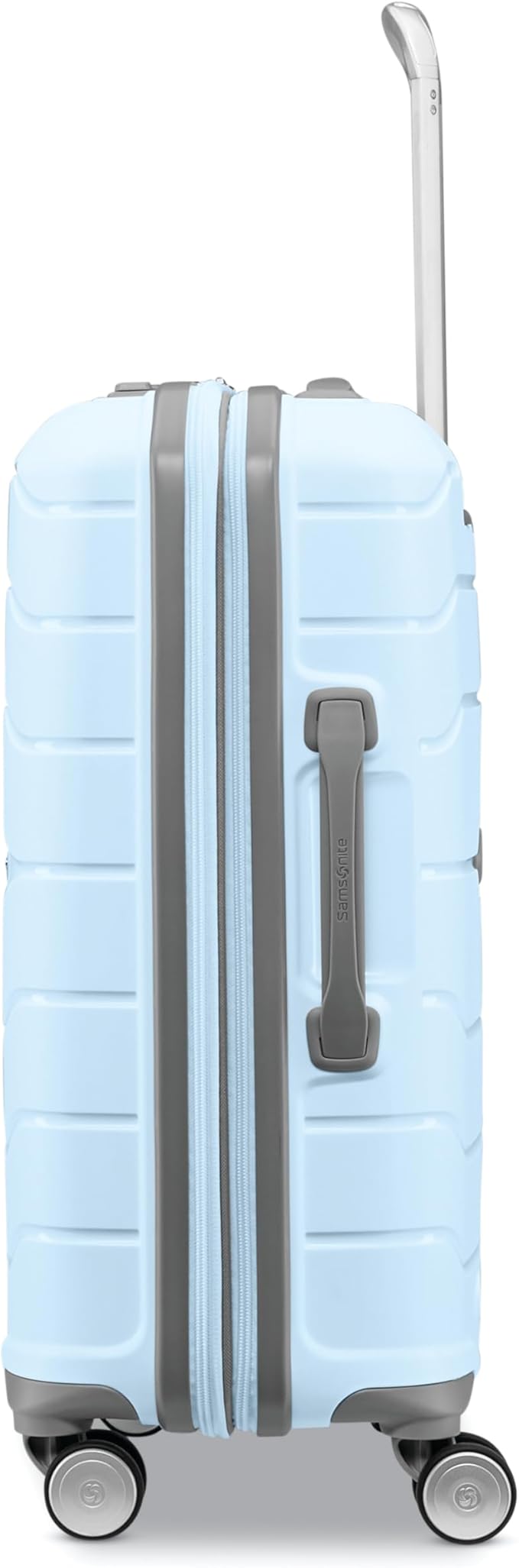 Samsonite Freeform ハードサイド 機内持ち込み手荷物 スピナーホイール付き - ハードシェル スーツケース - TSA承認、航空会社承認 - 拡張可能なハードシェル、軽量旅行用スムーズなローリングホイール - スカイブルー
