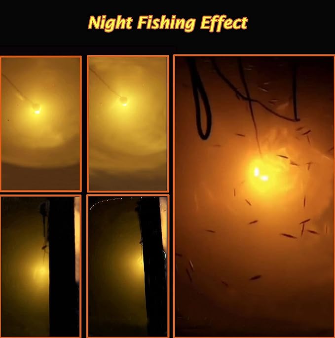 SAMDO IP68 12V LED Underwater Fishing Light 1080 Lumens Fish Attracting Light, Night Fishing Light 10.8W