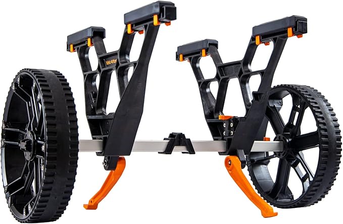 YakAttack Kayak Carts with Adjustable Frame & Wheel Options | All-Terrain, Sand & Solid Tire Variations | Durable Folding Transport System for Kayaks & Canoes | Made in USA