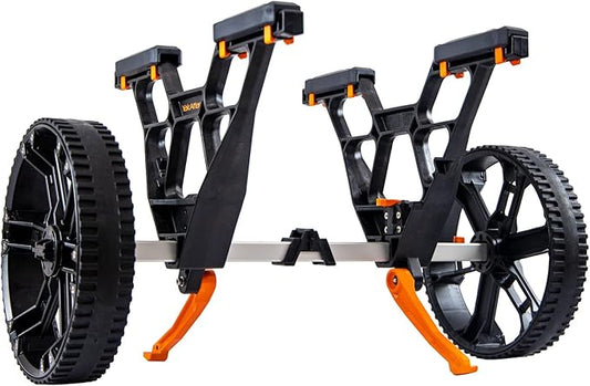 YakAttack Kayak Carts with Adjustable Frame & Wheel Options | All-Terrain, Sand & Solid Tire Variations | Durable Folding Transport System for Kayaks & Canoes | Made in USA