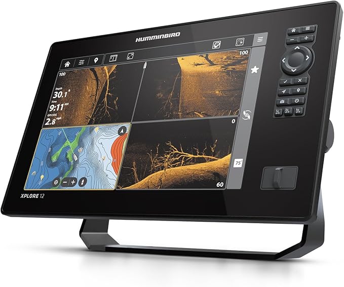 Humminbird XPLORE Series GPS Fish Finder MEGA Side Imaging+ & HD Touchscreen Display