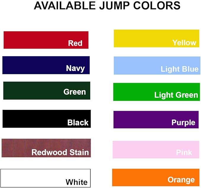 3 Stripe-2 Color Round Rails, Poles #802 Wood Horse Jumps