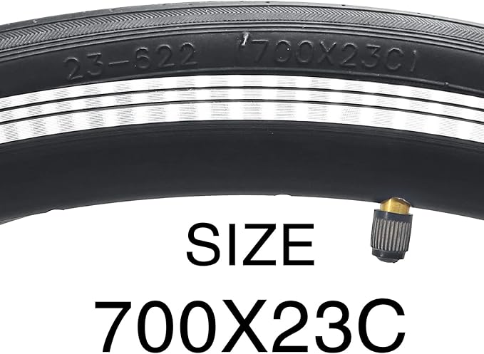 1 or 2 Pack 700X23C/25C/28C/35C Road Bike Tires with or Without 2 Inner Tubes Presta Valve and 2 levers for City Commuter Road Pavement Garden Trail Bike Tires