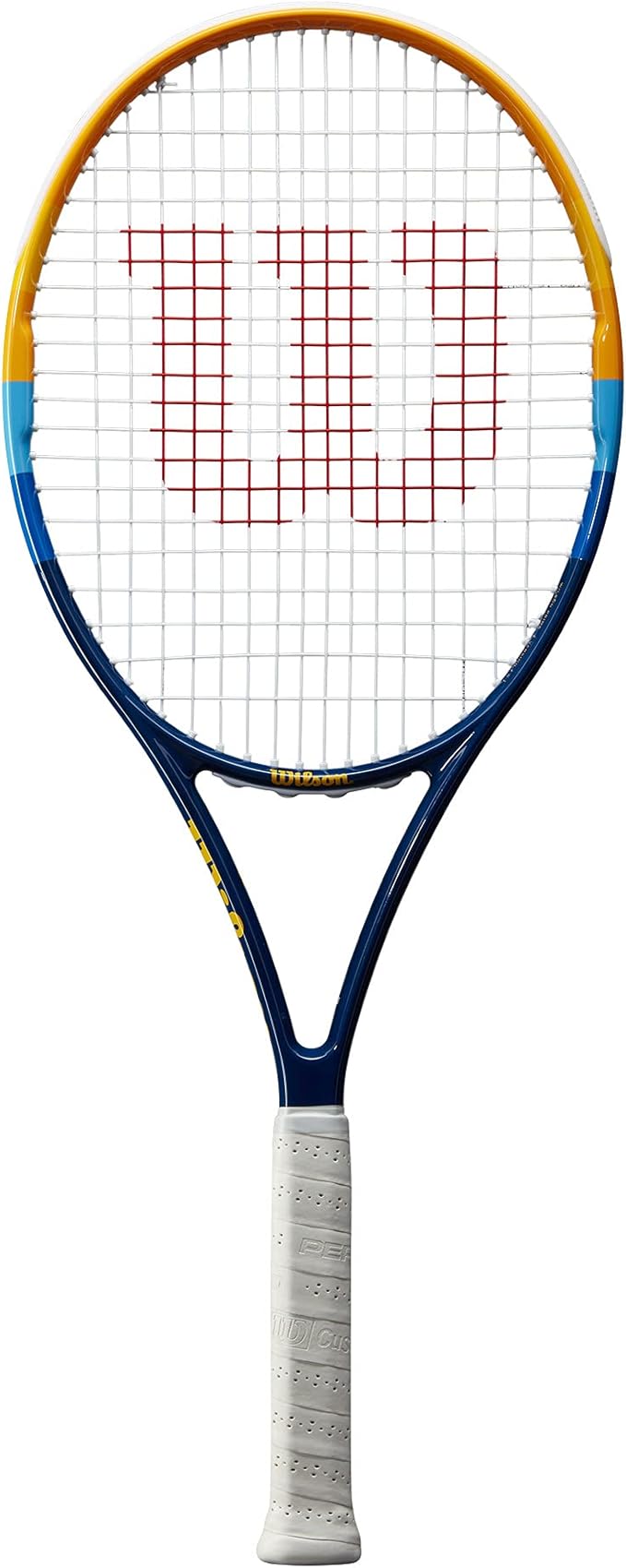 Wilson Profile Adult Recreational Tennis Racket - Blue/Orange