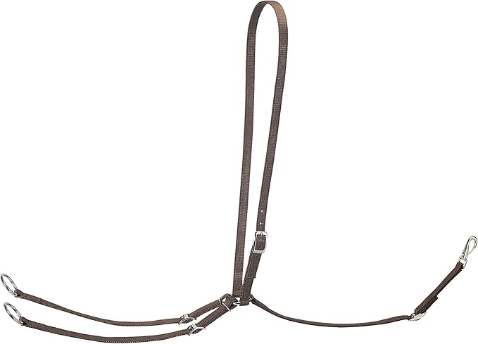 Weaver Leather Standard Running Martingale, Brown