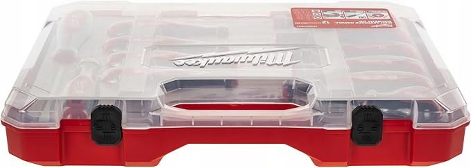 Milwaukee Set of 12 Tri-Lobe Screwdrivers 4932472003,Red