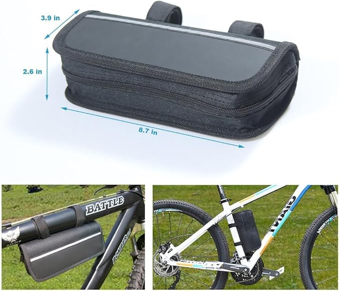 Kitbest Bike Repair Tool Kit. 100 PSI Mini Bike Pump, Tire Puncture Repair Kit, 16 in 1 Bike Multi Tool, Glueless Tire Patch Kit, Bicycle Tire Lever and Bike Bag