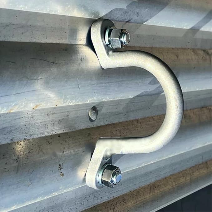 (4 Pack) Replace Trailer Tie Loop 2" I.D. Aluminum Bolt-On Lashing Rope Tie Down Ring Horse