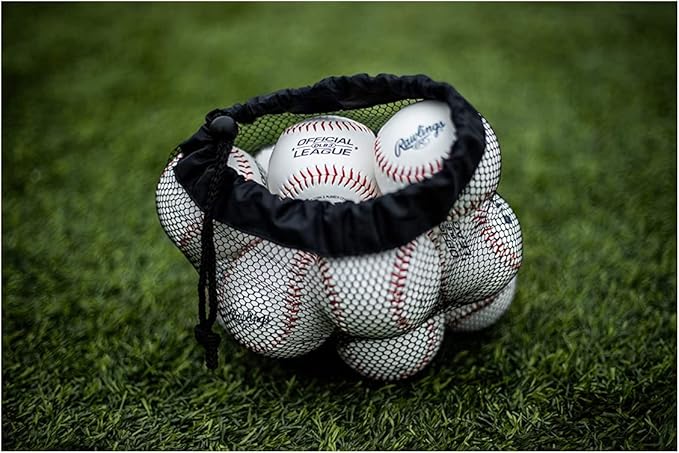 Rawlings | 公式リーグ レクリエーション用 練習用野球ボール | ユース | 12個入りバッグ | OLB3BAG12 | 12個入り