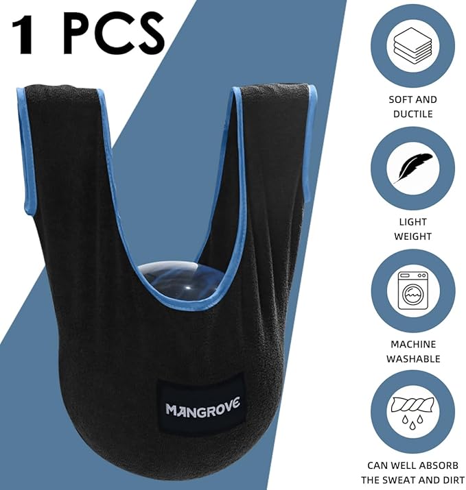 Mangrove ボーリングボールポリッシャー、ボウラー用マイクロファイバーボーリングタオルシーソー、大型洗濯可能ボーリングシャミーシーソー、ボールクリーナーホルダーバッグ