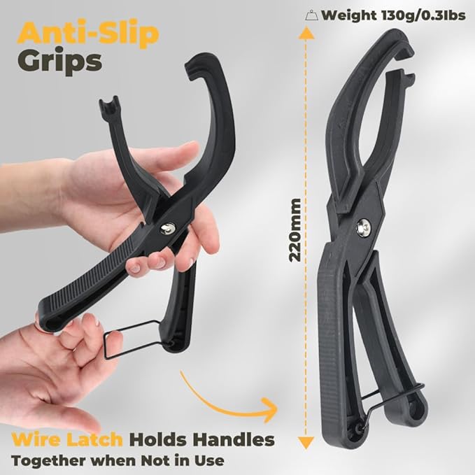 Bicycle Tire Bead Jack, Cycling Tire Lever Bike Repair Tool - Install & Change Difficult Wire Bead & Stubborn Tires Seating Tool with Anti-Slip Grips