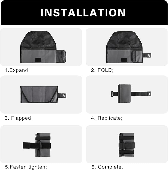 Rhinowalk Bike Saddle Bag Bicycle Under Seat Bag Repair Tools Pouch Frame Bag for Mountain Road Bike Cycling Accessories