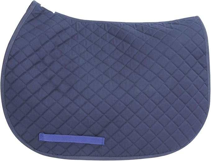 TuffRider Basic All Purpose Horse Riding Saddle Pad | Wither Relief Brushed Underside for Training and Competition