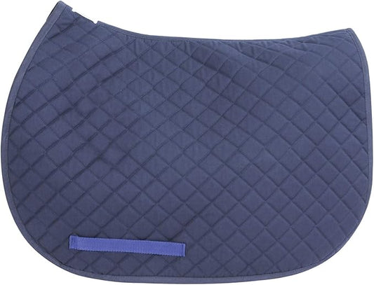 TuffRider Basic All Purpose Horse Riding Saddle Pad | Wither Relief Brushed Underside for Training and Competition